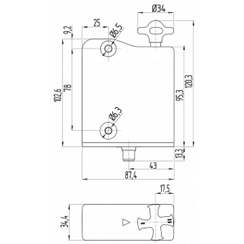 Дверной выключатель безопасности Schmersal AZM300Z-I2-ST-1P2P