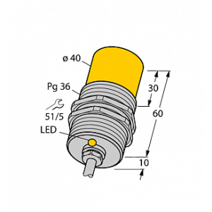 Индуктивный датчик TURCK NI25-G47-AP4X