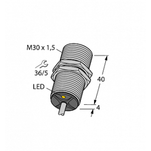 Индуктивный датчик TURCK BI10-G30K-AP6X