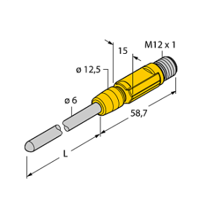 Датчик температуры TURCK TTM-206A-CF-LIUPN-H1140-L100