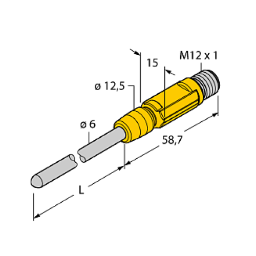 Датчик температуры TURCK TTM-206A-CF-LIUPN-H1140-L100