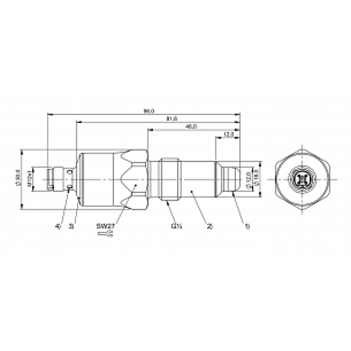 Емкостной датчик уровня Balluff BCS S04K501-NOCFNG-S04G-T51