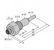 Датчик потока TURCK FCS-G1/2A4-NAEX0-H1141/L065