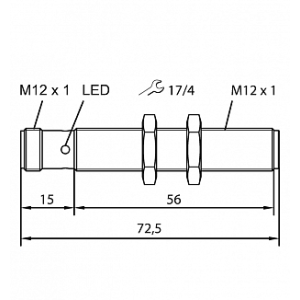  Ультразвуковой датчик TURCK RU20U-M12-LI8X2-H1141