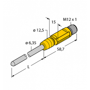 Датчик температуры TURCK TTM-206.35A-CF-LIUPN-H1140-L150