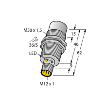 Индуктивный датчик TURCK NI30U-EM30WD-AN6X-H1141