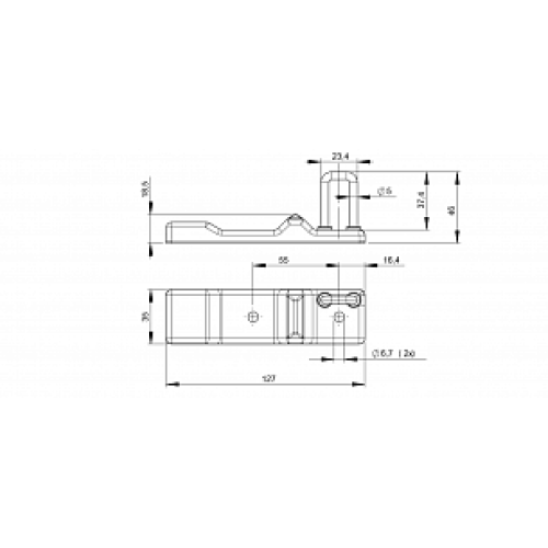 Ключ для бесконтактных выключателей Balluff BID Z01K-4R3M0