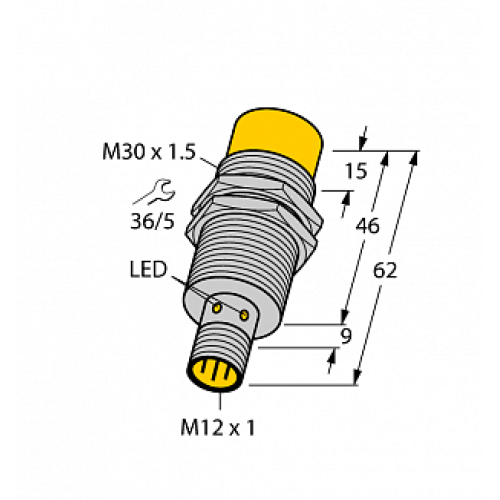 Индуктивный датчик TURCK NI30U-M30-AP6X-H1141