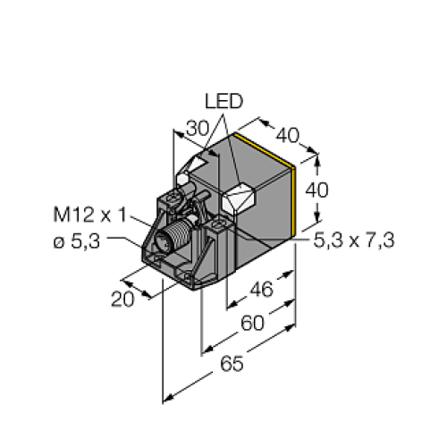 Индуктивный датчик TURCK BI20U-QV40-AP6X2-H1141