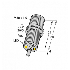  Индуктивный датчик TURCK DBI10U-M30-AP4X2