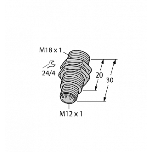 Индуктивный датчик TURCK BI5-G18KK-AP6-H1141