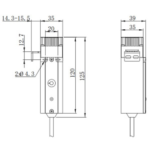 Дверной выключатель безопасности CYNDAR CDSD-T3PGM-20/20