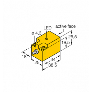 Индуктивный датчик TURCK NI10-Q25-AN6X