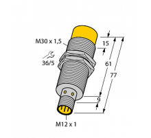 Индуктивный датчик TURCK NI15-M30E-LIU-H1141