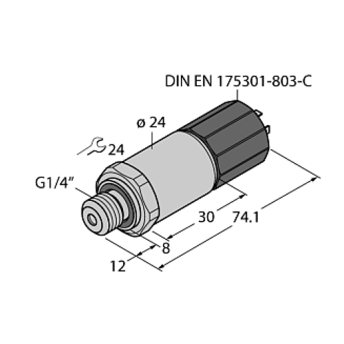 Датчик давления TURCK PT60R-2004-U1-DC95