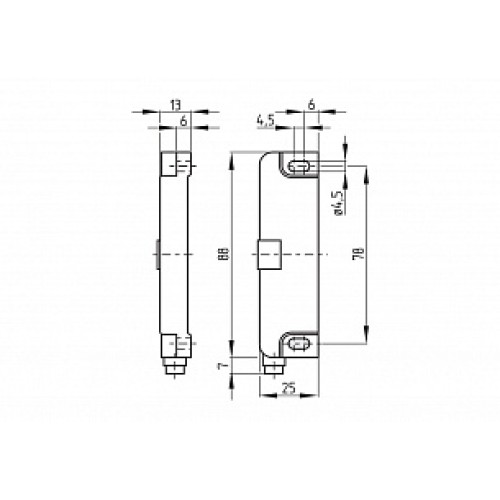 Магнитный датчик безопасности Schmersal BNS36-11ZG-ST-R