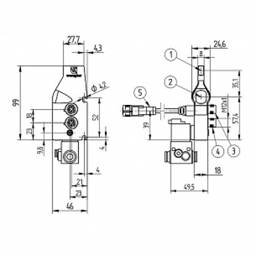 Оптический датчик Wenglor OPT1541