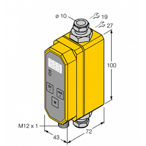 Расходомер TURCK FCVI-10R09DYA4P-LIUP8X-H1141