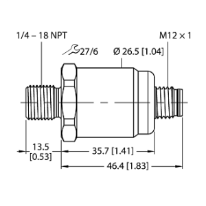 Датчик давления TURCK PT10PSIG-1503-I2-H1143/D840