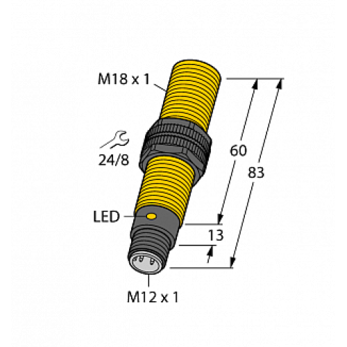 Емкостной датчик уровня TURCK BCF5-S18-AP4X-H1141/S250