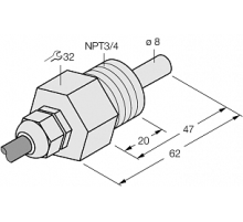 Датчик потока TURCK FCS-N3/4T-NA