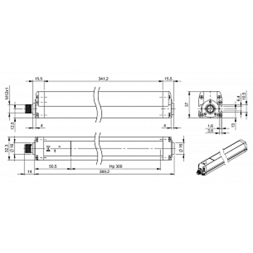 Многолучевой барьер безопасности Balluff BLG 4A-030-600-014-O01-SX