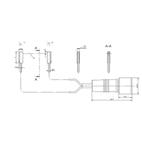 Оптоволоконный кабель Balluff BOH TI-R002-033-TF-01-S49F