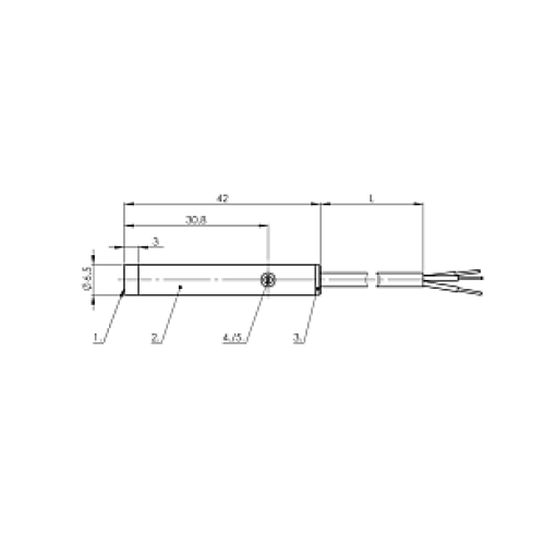 Емкостной датчик уровня Balluff BCS G06T4E1-PSM30G-EP02