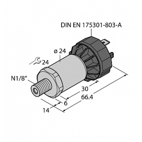 Датчик давления TURCK PT200PSIG-2014-I2-DA91