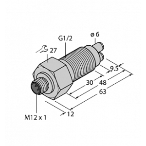 Датчик потока TURCK FCS-GL1/2A4-NAEX0-H1141/A