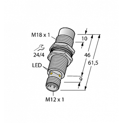 Индуктивный датчик TURCK NI12U-MT18M-VP4X-H1141