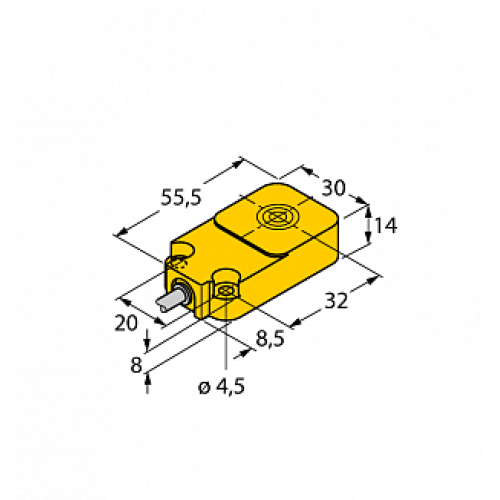 Индуктивный датчик TURCK BI10-Q14-LIU