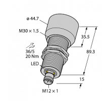  Ультразвуковой датчик TURCK RU600U-M30E-LU8X2-H1151