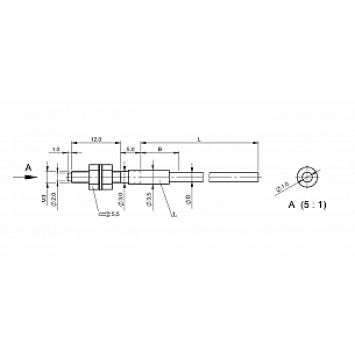 Оптоволоконный кабель Balluff BFO D22-LA-RB-EAK-10-02