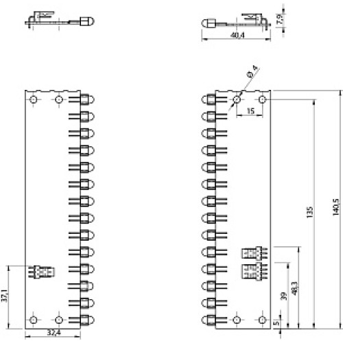 Световая завеса Micro Detectors NX14SR/XAP-A000