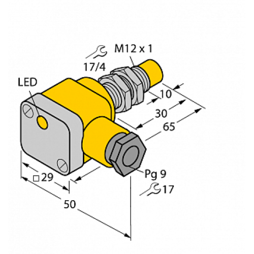 Индуктивный датчик TURCK NI5-G12SK-Y1X