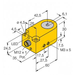 Кольцевой датчик TURCK BI6R-W30-DAP6X-H1141