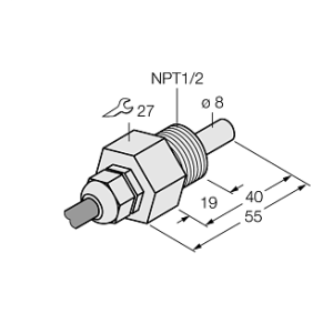 Датчик потока TURCK FCS-N1/2T-NA