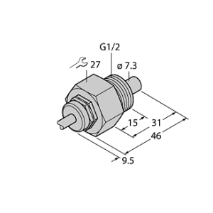 Датчик потока TURCK FCS-G1/2A4-NAEX0 5M