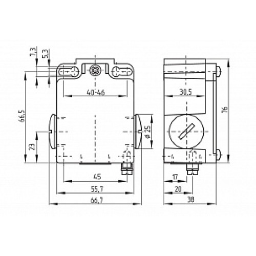 Kонцевой выключатель безопасности Schmersal TR355-02Z