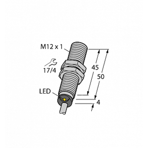 Индуктивный датчик TURCK BI3U-M12-AP6X/S90