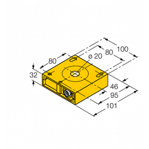 Кольцевой датчик TURCK NI20R-