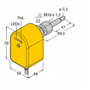 Датчик потока TURCK FCST-A4P-VRX/115VAC