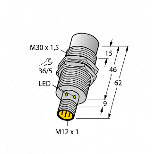 Индуктивный датчик TURCK NI30U-EM30WD-VP6X-H1141