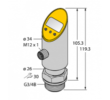 Датчик давления TURCK PS040V-606-2UPN8X-H1141