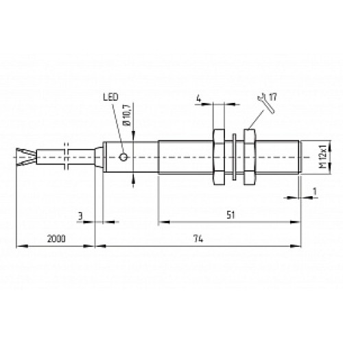 Индуктивный датчик Schmersal IFL4-120-10