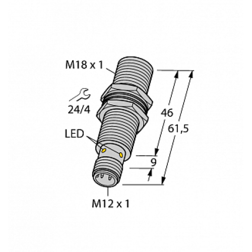 Индуктивный датчик TURCK BI8U-M18M-VP6X-H1141