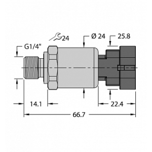 Датчик давления TURCK PT010R-1104-I2-AMPS1.5