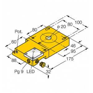 Кольцевой датчик TURCK NI20R-S32SR-VP44X