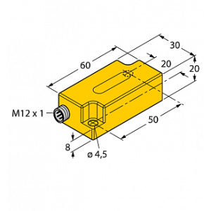  Инклинометр TURCK B1N360V-Q20L60-2LU3-H1151/3GD